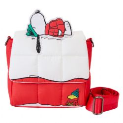 PEANUTS -  SNOOPY AND WOODSTOCK SNOW DAY CROSSBODY BAG -  LOUNGEFLY