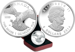 PEREGRINE FALCON -  2014 CANADIAN COINS