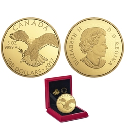 PEREGRINE FALCON -  2017 CANADIAN COINS