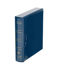 PERFECT DP -  BLUE TURN-BAR CLASSIC-DESIGN LEATHERETTE BINDER WITH SLIPCASE -  TURN-BAR SYSTEM