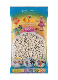 PERLES HAMA -  BEADS - CLOUDY WHITE (1000 PIECES)