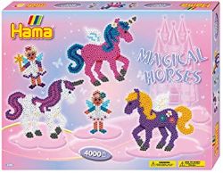 PERLES HAMA -  MAGICAL HORSES (4000 PIECES)