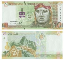 PERU -  10 SOLES 2016 (UNC) 192