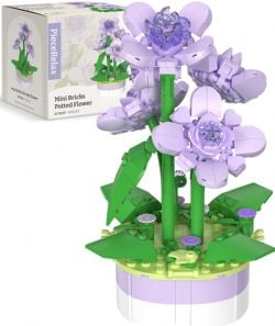 PIECERELAX -  VIOLET (326 PIECES) -  MINI BRICKS POTTED PLANT