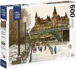 PIERRE BELVÉDÈRE -  RIDEAU CANAL IN WINTER (500 PIECES)