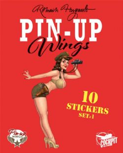PIN-UP WINGS -  10 STICKERS SET 01