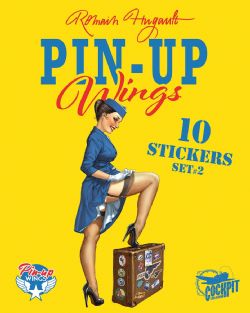 PIN-UP WINGS -  10 STICKERS SET 02