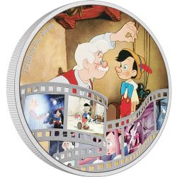 PINOCCHIO -  DISNEY'S CINEMA MASTERPIECES: PINOCCHIO -  2022 NEW ZEALAND COINS 01