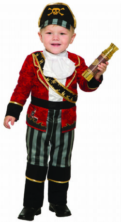 PIRATES -  DELUXE PIRATE COSTUME (INFANT & TODDLER)