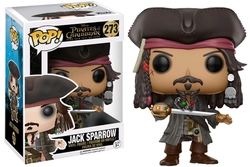PIRATES OF THE CARIBBEAN -  POP! VINYL FIGURE OF JACK SPARROW (4 INCH) DAMGED BOX -  DEAD MEN TELL NO TALES 273