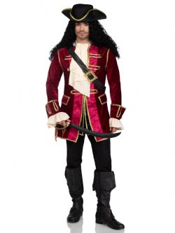 PIRATES -  PIRATE CAPITAIN COSTUME (ADULT - MEDIUM)