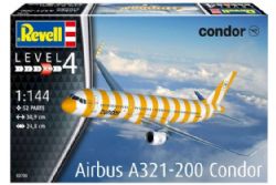 PLANE -  AIRBUS A321-200 CONDOR - 1/144 (LEVEL 4) -  REVELL