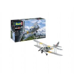 PLANE -  D.H. 82A TIGER MOTH 1/32 (LEVEL 4) -  REVELL