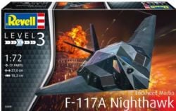 PLANE -  F-1 17A NIGHTHAWK 1/72 (LEVEL 3) -  REVELL