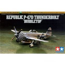 PLANES -  REPUBLIC P-47D THUNDERBOLT BUBBLETOP 1/72 -  TAMIYA