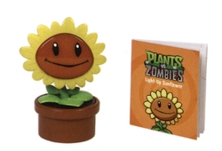 PLANT VS. ZOMBIES -  LIGHT-UP SUNFLOWER (WITH SOUND) + BOOKLET (ENGLISH V.) -  MINI-KIT