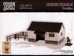 PLAST CRAFT GAMES -  HORSE STABLE