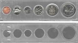 PLASTIC CASE FOR 1968 TO 1986 COINS
