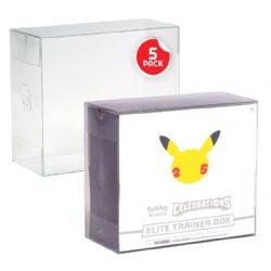 PLASTIC PROTECTOR -  POKÉMON ELITE TRAINER BOX CLEAR PET PROTECTOR (5-PACK)