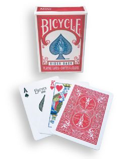 PLAYING CARDS -  BICYCLE MINI (RED)