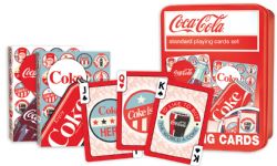 PLAYING CARDS -  COCA COLA - 2 PACK TIN
