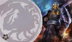 PLAYMAT - DEFENDER OF THE WALL -  LEGEND OF THE FIVE RINGS : ROLEPLAYING