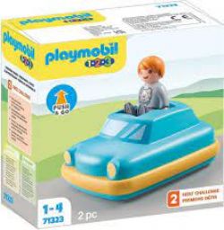 PLAYMOBIL -  1.2.3: PUSH & GO CAR 71323