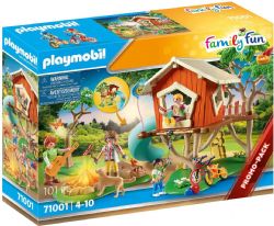 PLAYMOBIL -  ADVENTURE TREEHOUSE WITH SLIDE (101 PIECES) 71001