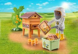 PLAYMOBIL -  BEEKEEPER WITH HIVE (26 PIECES) 71253