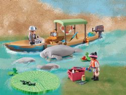 PLAYMOBIL -  BOAT TRIP TO THE MANATEES (71 PIECES) -  WILTOPIA 71010