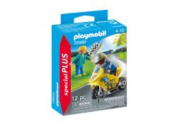 PLAYMOBIL -  BOYS WITH MOTORCYCLE (12 PIECES) 70380