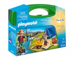 PLAYMOBIL -  CAMPING ADVENTURE CARRY CASE (32 PIECES) 9323