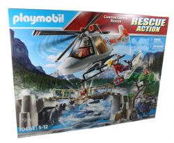 PLAYMOBIL -  CANYON COPTER RESCUE (79 PIECES) 70663
