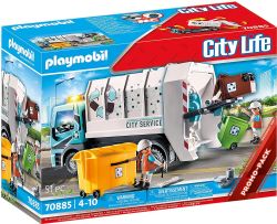 PLAYMOBIL -  CITY RECYCLING TRUCK 70885