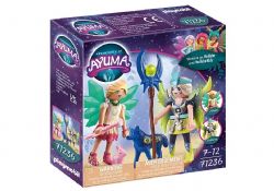 PLAYMOBIL -  CRYSTAL AND MOON FAIRY WITH SOUL ANIMALS (16 PIECES) 71236