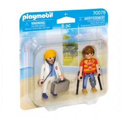 PLAYMOBIL -  DOCTOR AND PATIENT (6 PIECES) 70079