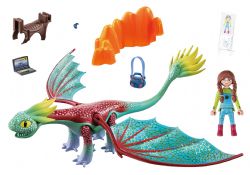 PLAYMOBIL -  DRAGONS: THE NINE REALMS - FEATHERS & ALEX (14 PIECES) 71083