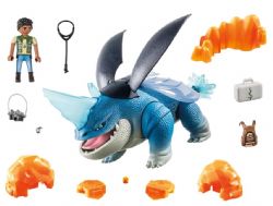 PLAYMOBIL -  DRAGONS: THE NINE REALMS - PLOWHORN & D'ANGELO (17 PIECES) 71082