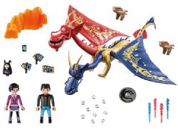 PLAYMOBIL -  DRAGONS: THE NINE REALMS - WU & WEI WITH JUN (40 PIECES) 71080