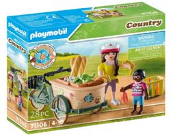 PLAYMOBIL -  FARMERS CARGO BIKE (28 PIECES) 71306