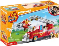 PLAYMOBIL -  FIRE RESCUE TRUCK (70 PIECES) 70911
