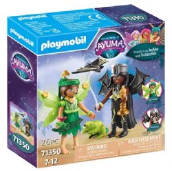 PLAYMOBIL -  FOREST FAIRY & BAT FAIRY WITH SOUL ANIMALS (26 PIECES) -  ADVENTURES OF AYUMA 71350