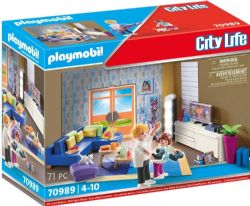 PLAYMOBIL -  FURNISHED LIVING ROOM (71 PIECES) 70989