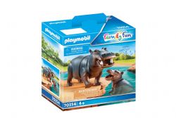 PLAYMOBIL -  HIPPO WITH CALF (2 PIECES) 70354