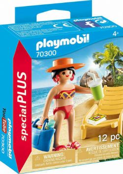PLAYMOBIL -  HOLIDAYMAKER WITH DECKCHAIR (12 PIECES) 70300