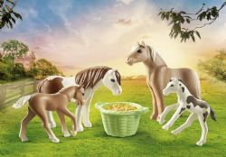 PLAYMOBIL -  ICELANDIC PONIES WITH FOALS (6 PIECES) 71000