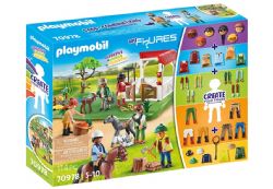 PLAYMOBIL -  MY FIGURES: HORSE RANCH (114 PC) 70978