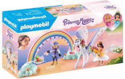 PLAYMOBIL -  PEGASUS WITH RAINBOW IN THE CLOUDS (85 PIECES) 71361