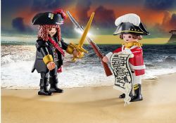 PLAYMOBIL -  PIRATE AND REDCOAT (17 PIECES) 70273