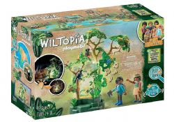 PLAYMOBIL -  RAIN FOREST WITH NIGHT LIGHT (69 PIECES) -  WILTOPIA 71009